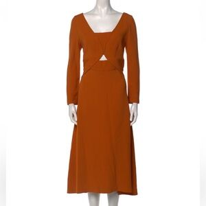 Dion Lee Orange Midi Dress